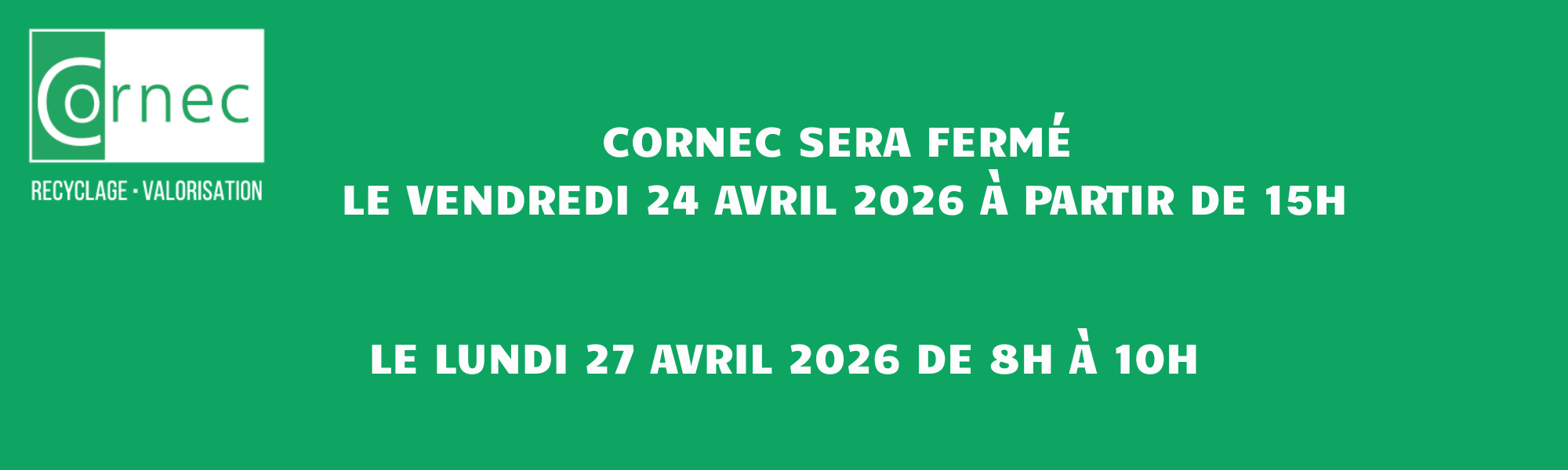 FERMETURE CORNEC site web AVRIL 2026